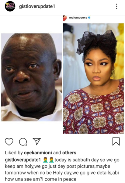 Omotola Jalade-Ekeinde reacts to claims that she is dating Adams Oshiomhole