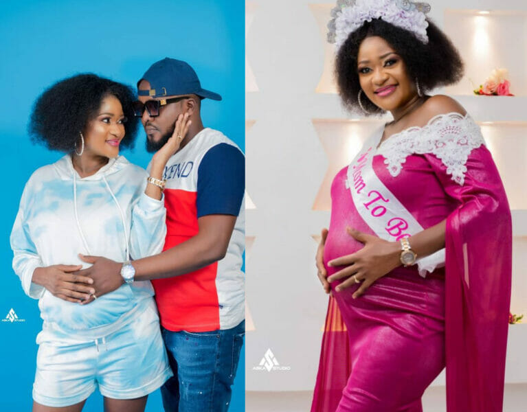 Biola Adekunle welcomes baby girl