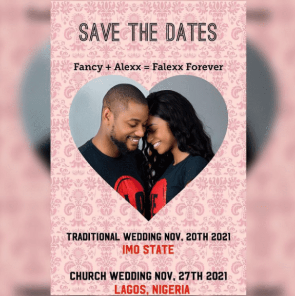 Alexx Ekubo announces wedding dates