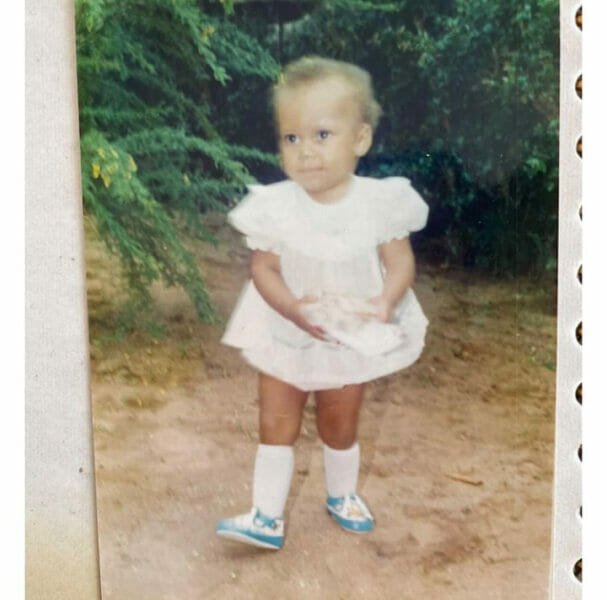 Maria's childhood photo
