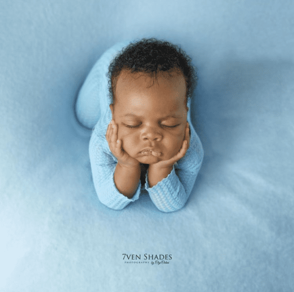 Gideon Okeke shares adorable photos of his second child