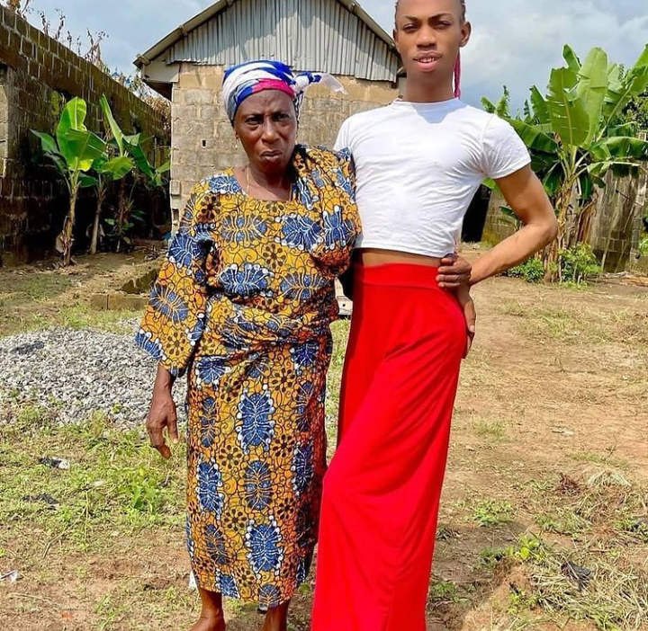 James Brown with Grandma