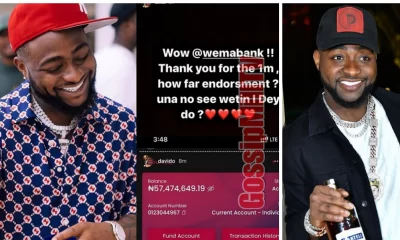 Wema Bank sends Davido N1m
