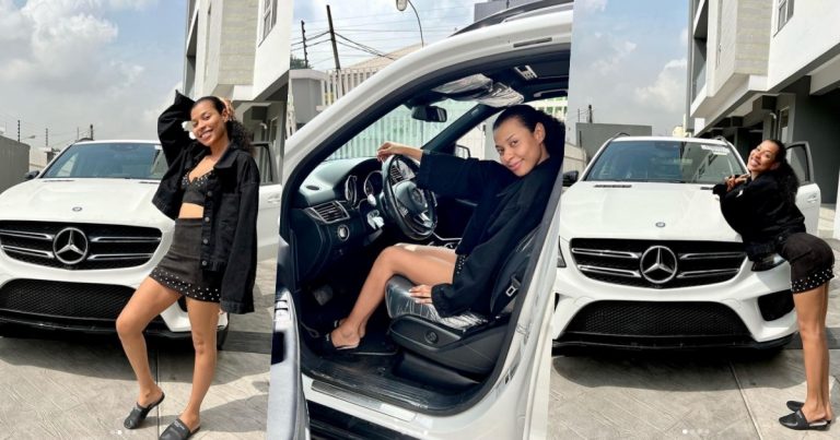 BBNaija Nini buys a brand new Mercedes Benz SUV
