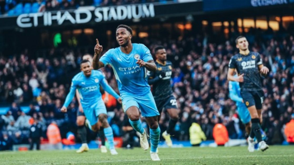 Man City 1-0 Wolves: Raheem Sterling joins Premier League 100 club