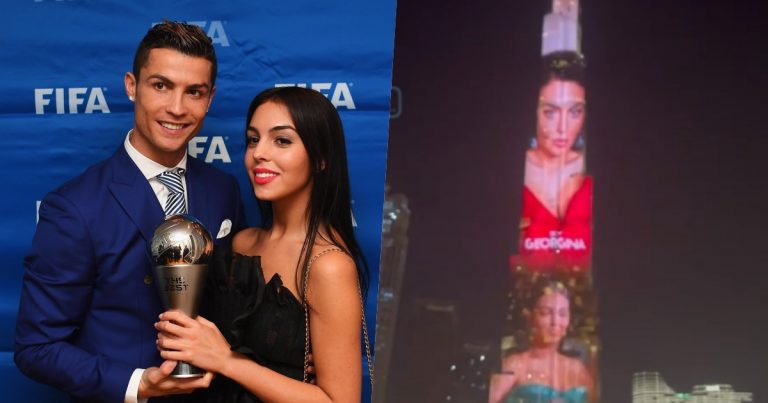 Cristiano Ronaldo celebrates girlfriend's birthday on Burj Khalifa