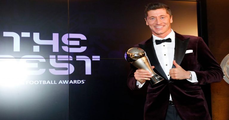 FIFA Football Awards: Robert Lewandowski wins Best Player award