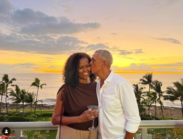 Barack Obama celebrates wife's birthday