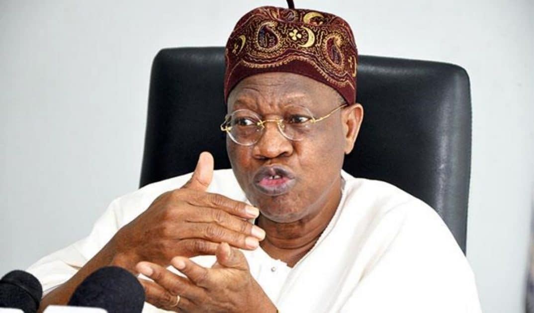 Lai Mohammed.. 1