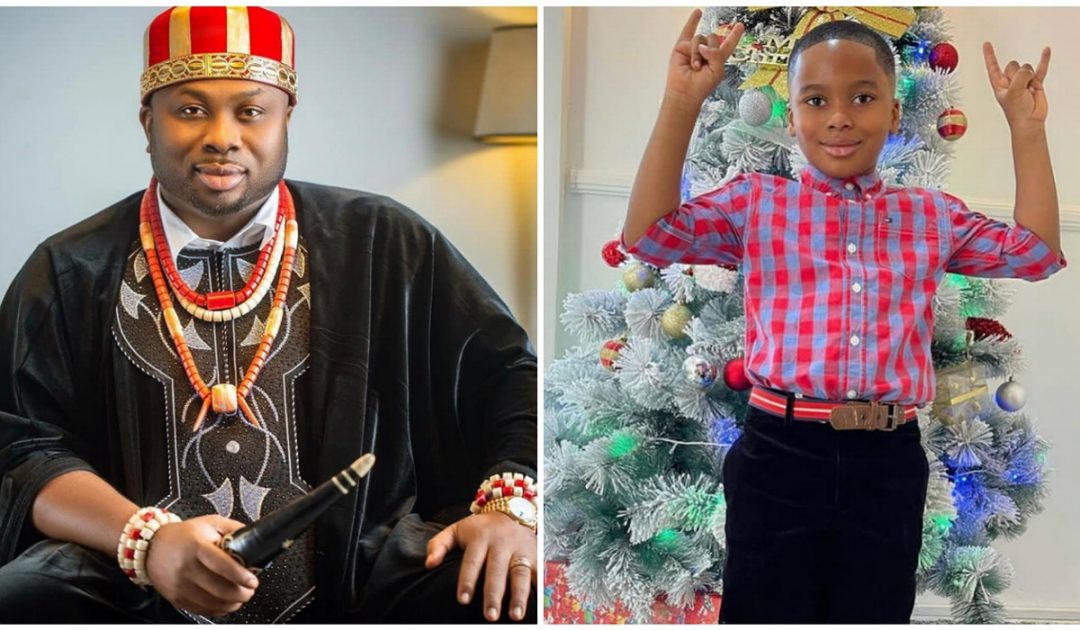 Olakunle Churchill celebrates son as he turns 6