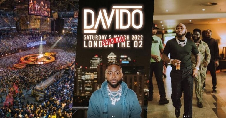 Davido sell out O2 Arena concert
