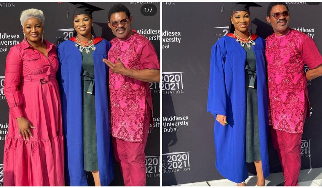 Omotola Jalade Ekeinde celebrates her daughter