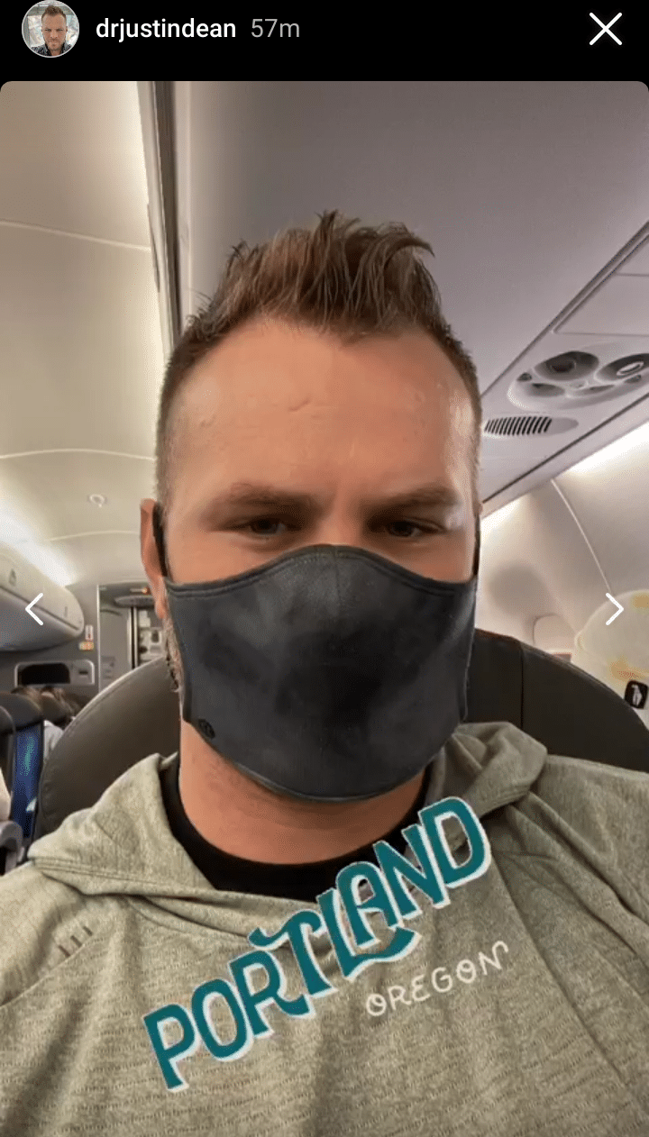 Justin Dean Jetting out to Portland