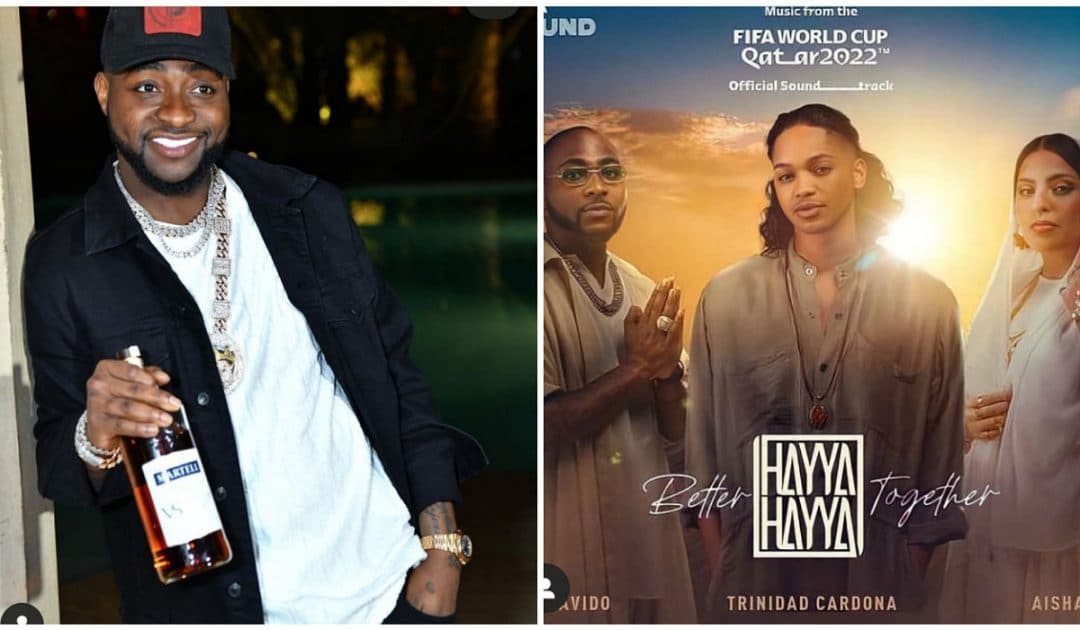 Davido features on Qatar 2022 FIFA World Cup official so