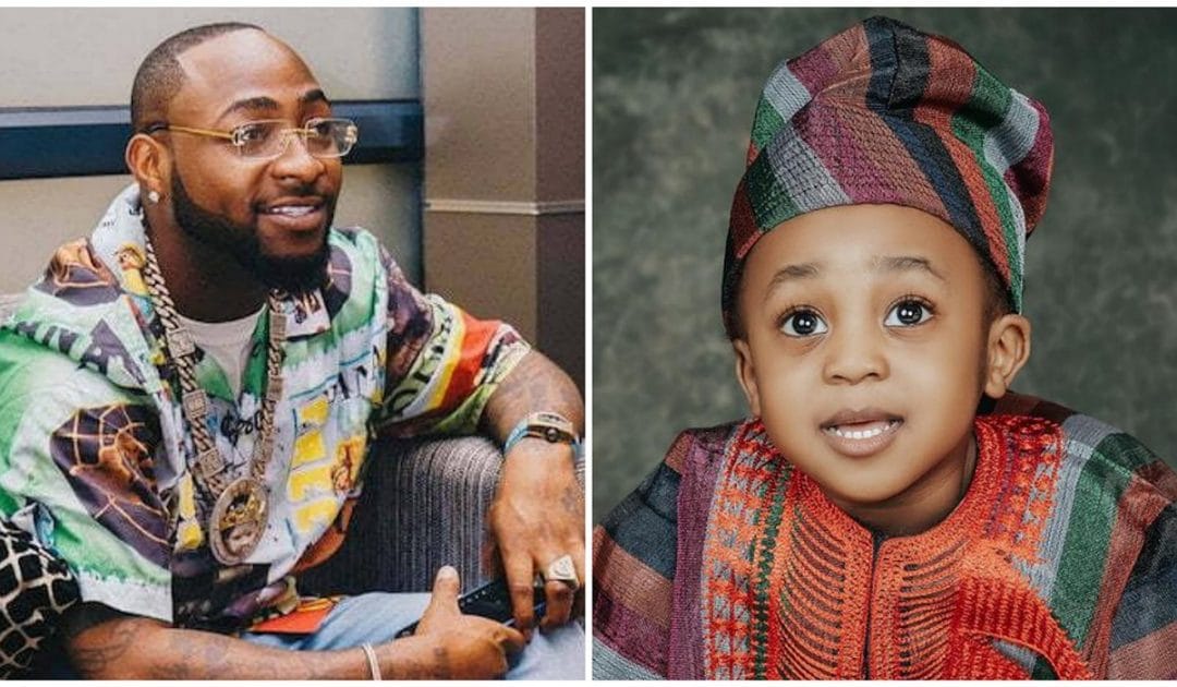 Davido hails his only son