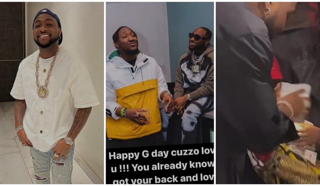 Davido rains money