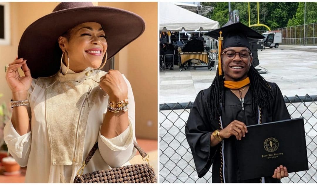 Actress Shaffy Bello celebrates son as he graduates