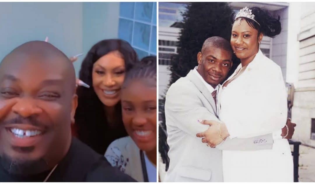 Don Jazzy reunites with his ex wife