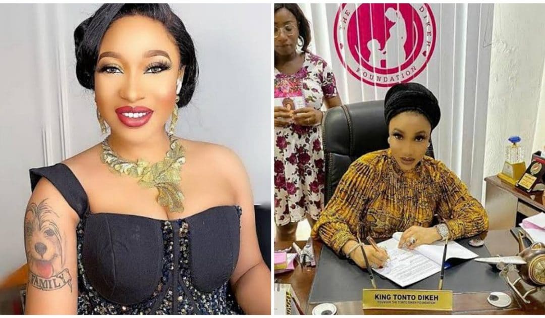 Tonto Dikeh feeds 7000 Muslims