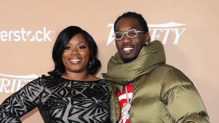 Offset and his mum 