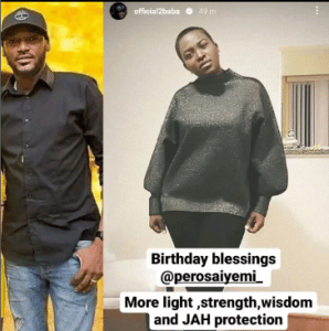 Singer, 2face Idibia celebrates babymama, Pero Adeniyi on her Birthday (Photos)