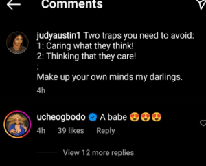 “Make up your mind..” – Judy Austin drops cryptic post after Yul Edochie re-followed May Edochie on Instagram