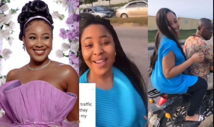 “You l!e too much. Unc!vilized p@rrot“- Reactions as Erica Nlewedim reveals she was charged 20k by okada man just to catch her flight (VIDEO)