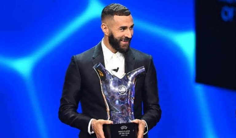 Benzema wins UEFA Player of the Year