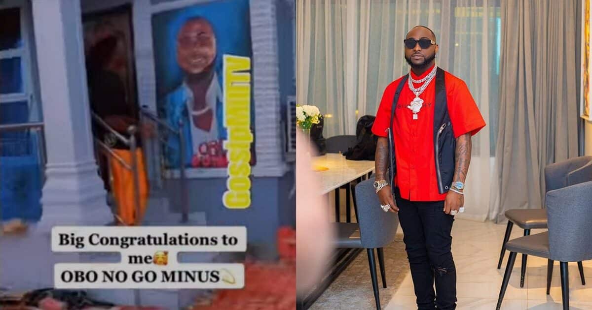 Fan dedicate new house to Davido