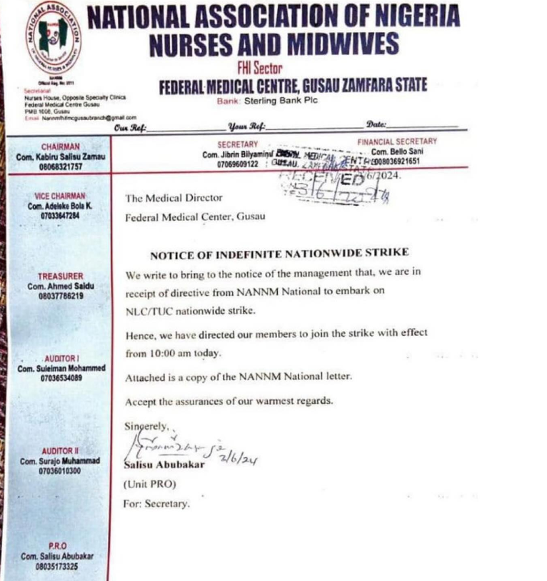 Nurses join NLC strike